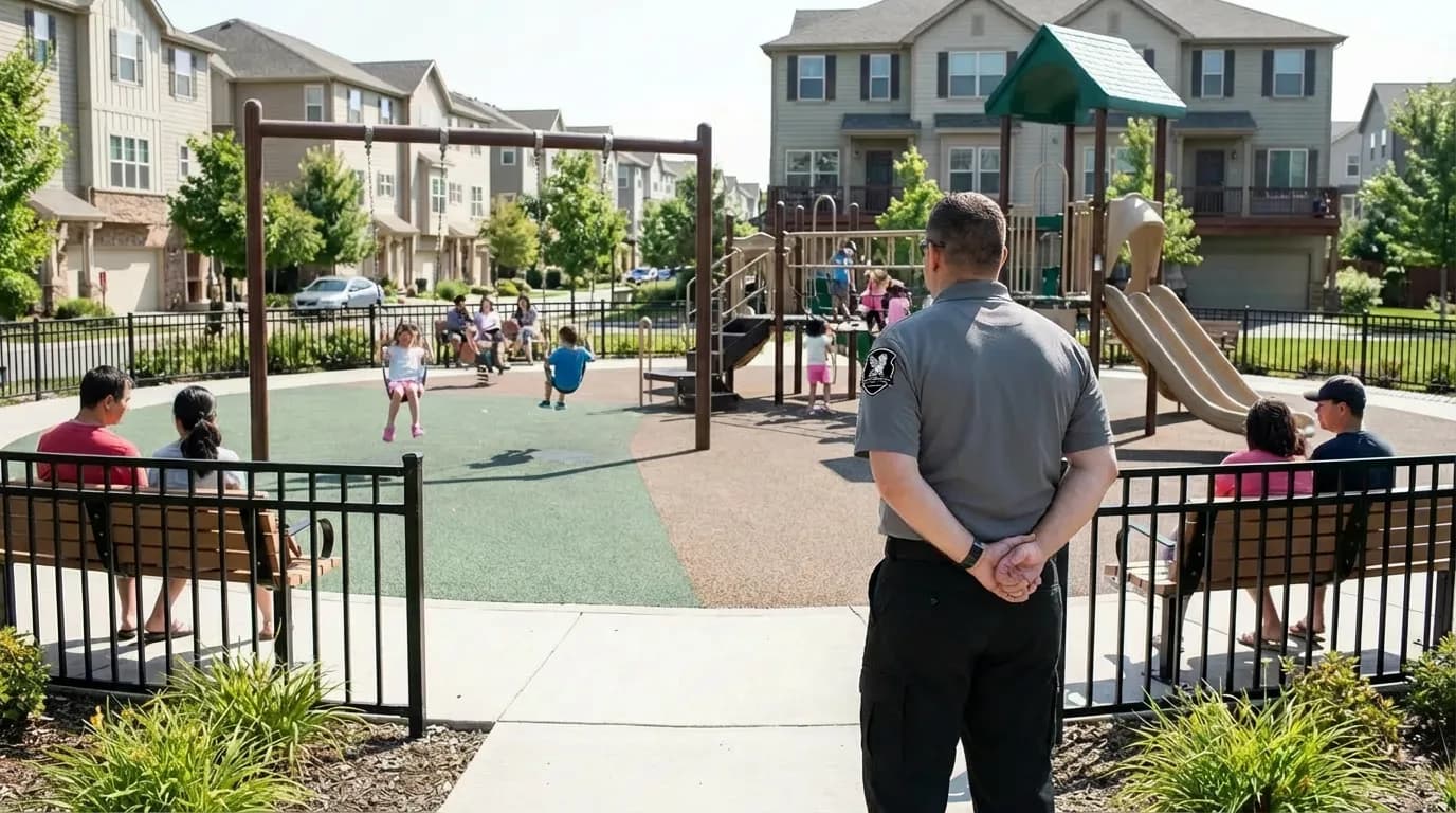 Gated community common areas and amenities